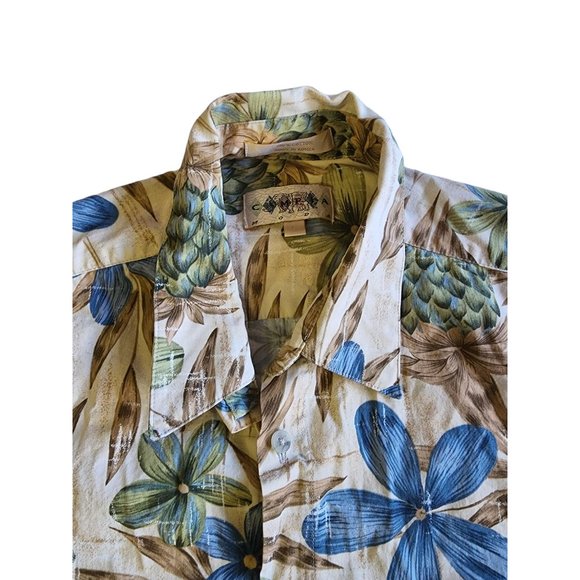 Men's Hawaiian Shirt Size Large Campia Moda - Picture 5 of 7